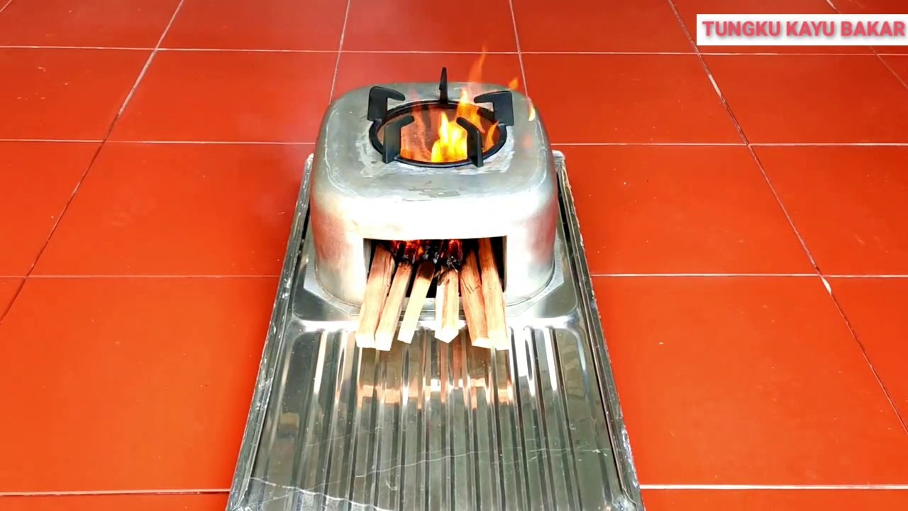 Tungku kayu bakar 38 || How to make firewood stove