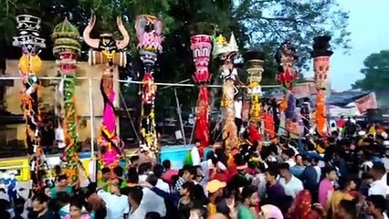 गोगाजी की छडि़यां में दिखी चार धामों की झलक