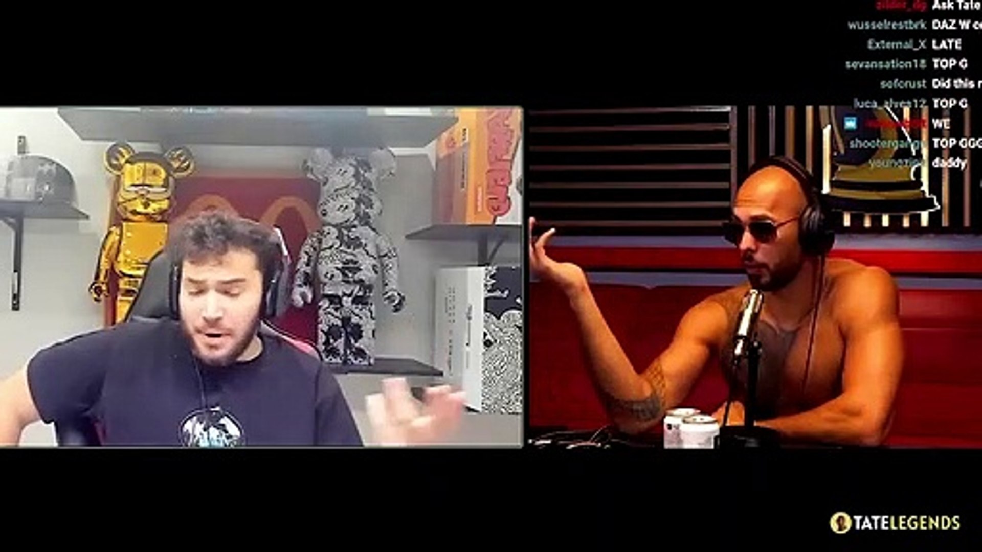 Andrew Tate on Being BANNED on Instagram (Adin Ross Stream)