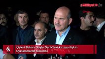 İçişleri Bakanı Soylu Derik'teki kazaya ilişkin açıklamalarda bulundu