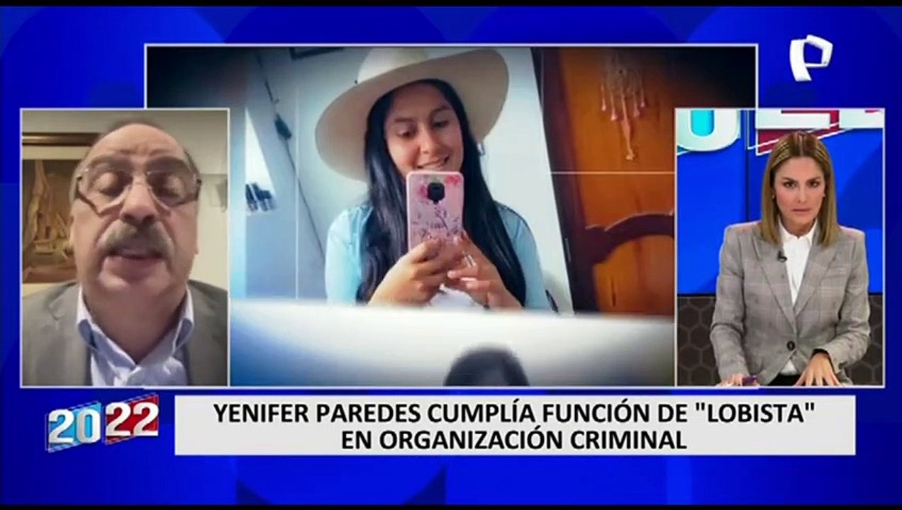 Vargas Valdivia: “Agenda de Yenifer Paredes apunta a la existencia de una organización criminal”