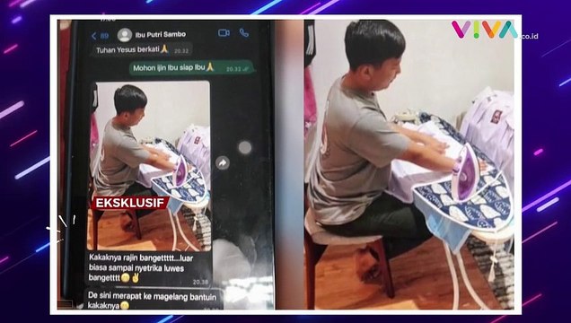 Brigadir J Setrika Baju Anak Sambo, Dipuji Putri Candrawathi