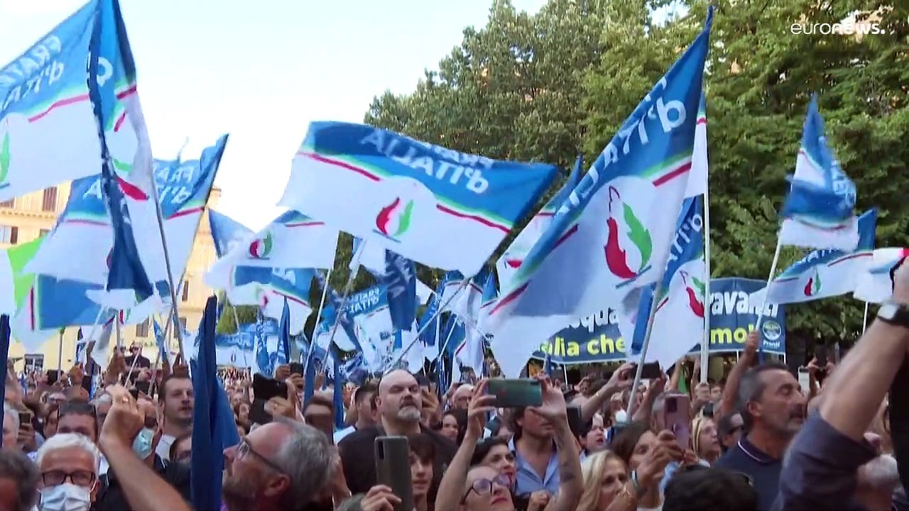 Candidata da extrema-direita inicia campanha eleitoral em Itália