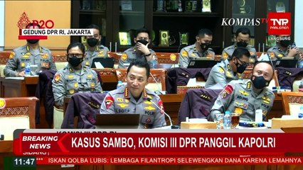 Komisi III Apresiasi Sikap Kapolri dalam Pengungkapan Kasus Pembunuhan Brigadir J