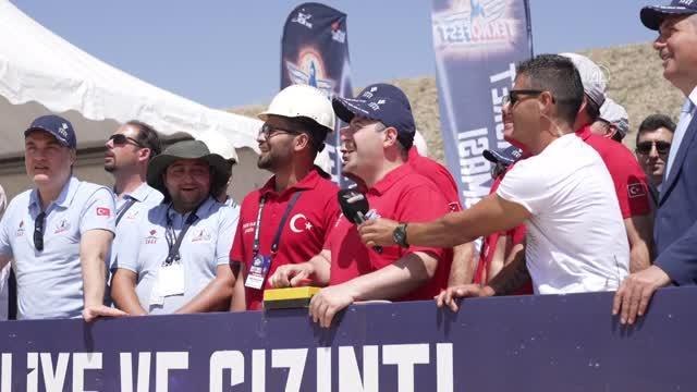 Bakan Varank, Dikey İnişli Roket Yarışması'nı izledi