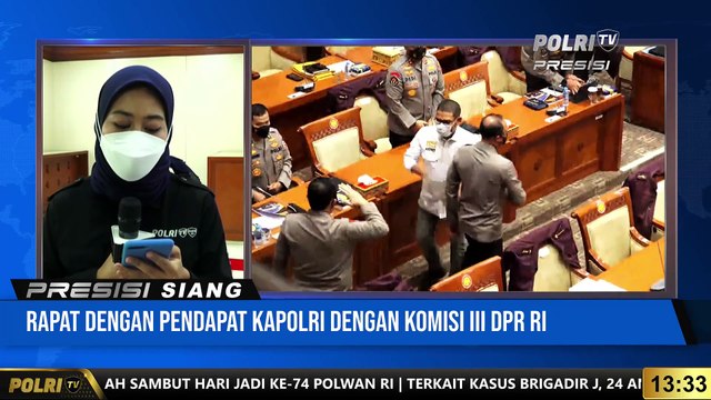 Live Report Retno Barunawati Ayu - Rapat Dengan Pendapat Kapolri dengan Komisi III DPR RI
