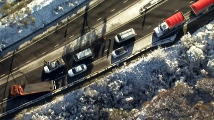 Cold front brings ice and snow to Australia’s south-east