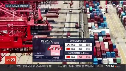 칩4 논란 속 수교 30년…"민간 경제교류 강화가 열쇠"