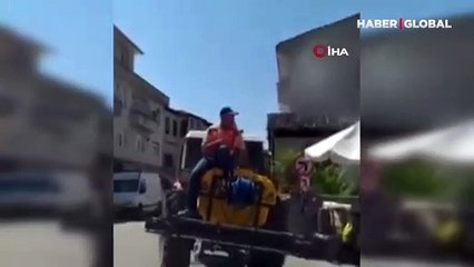 Vezirköprü Belediyesi’nin ilaçlama yöntemi sosyal medyada dalga konusu oldu