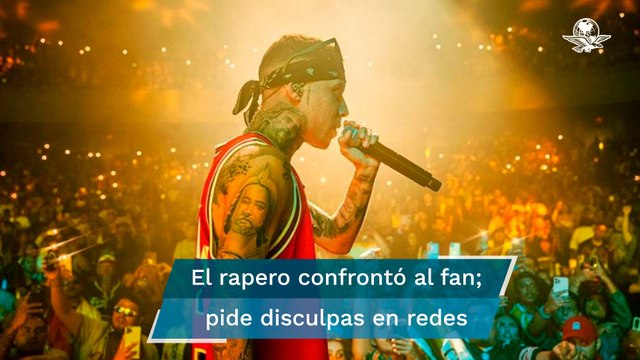 Lanzan botella a Santa Fe Klan en su concierto