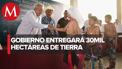 AMLO presenta el plan de justicia para el pueblo Yanqui en Sonora