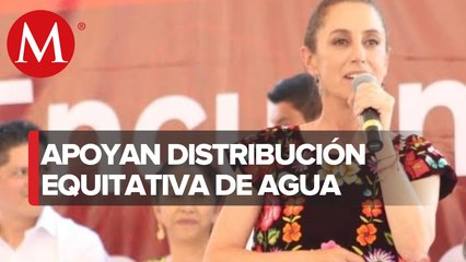 Distribución del agua debe reconocerse como un asunto de seguridad nacional: Sheinbaum