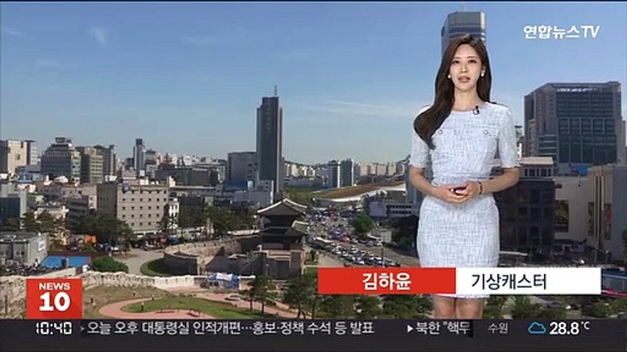 [날씨] 휴일 30도 안팎 무더위…곳곳 요란한 소나기