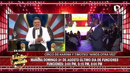Karina y Timoteo en exclusiva para “Sábado con Andrés”