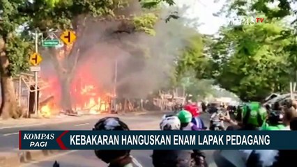 Hati-Hati! Api dari Sampah yang Dibakar, Hanguskan Enam Lapak Pedagang di Depok!
