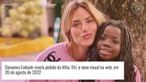Giovanna Ewbank muda visual após pedido da filha, Títi, e brinca com resultado: 'Vou acostumar'