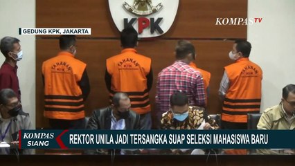 KPK Tetapkan Rektor Unila Karomani Jadi Tersangka Suap Seleksi Mahasiswa Baru