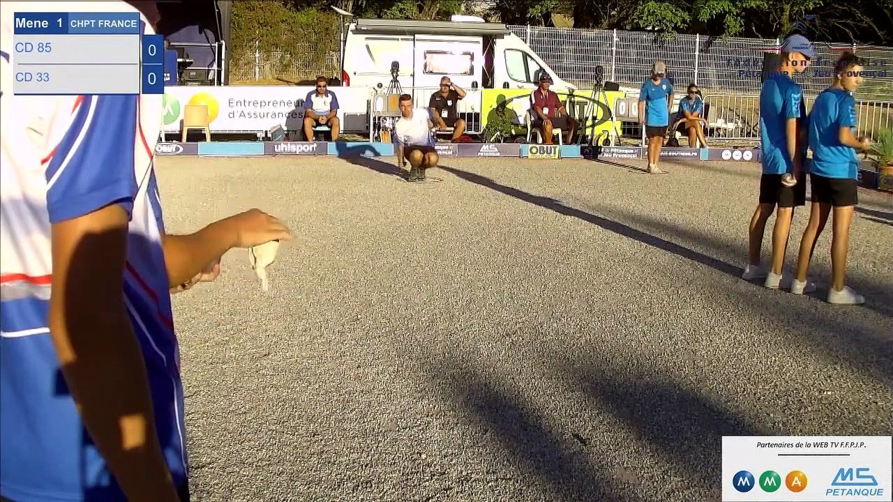 CHPT DE FRANCE TRIP JEUNES - BOURG ST ANDEOL 2022 CD 85 VS CD33