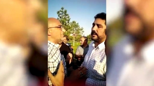 Saadet partisinin Konya'daki izinli toplantısına biber gazı sıkan zabıtaya polis bile isyan etti: Sen kimsin?