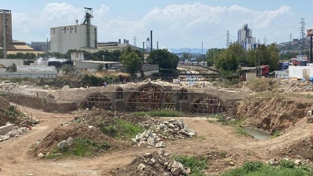 MİMAR SİNAN'IN TARİHİ TAŞ KÖPRÜSÜ, RESTORE EDİLİYOR