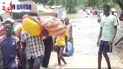 Tchad : des habitations effondrées dans le 5ème arrondissement de N'Djamena à la suite des inondations