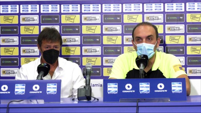 ΠΑΣ Λαμία-ΑΕΚ 0-3: Η συνέντευξη Τύπου των προπονητών