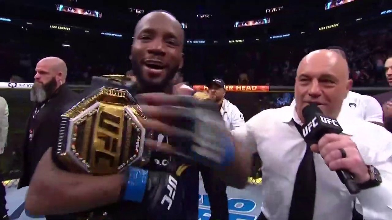 Leon Edwards Octagon Interview _ UFC 278
