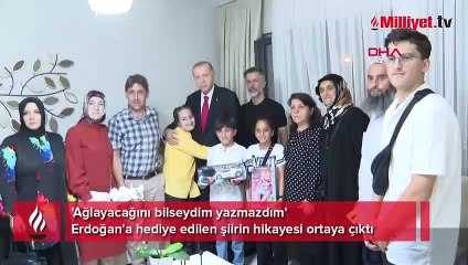 'Ağlayacağını bilseydim yazmazdım' Erdoğan'a hediye edilen şiirin hikayesi ortaya çıktı
