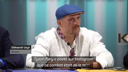 Boxe - Usyk veut "botter le c**" de Fury
