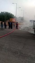 हुक टूटा, हॉर्स अलग हुआ तो तेजाब से भरा टैंकर पलटा