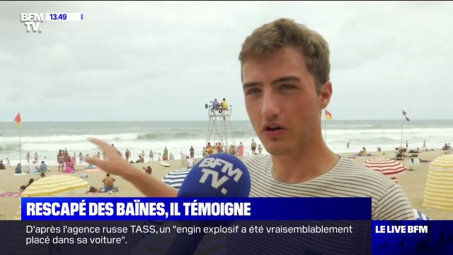 J'ai eu peur : rescapé des baïnes, un touriste à Biarritz témoigne