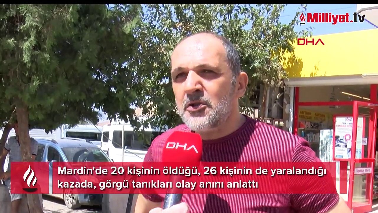 Mardin'deki kazayı görgü tanıkları anlattı: Bu benim yaşadığım ikinci olay