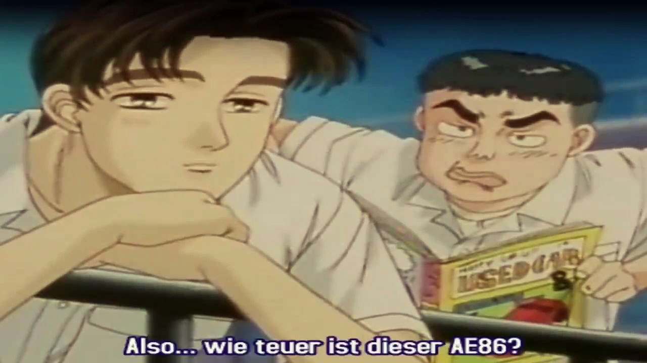 Initial D Staffel 1 Folge 1 HD Deutsch