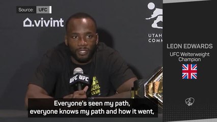 Victory 'hard to put into words' for new UFC champion Edwards