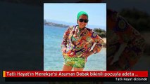 Tatlı Hayat'ın Menekşe'si Asuman Dabak bikinili pozuyla adeta şov yaptı