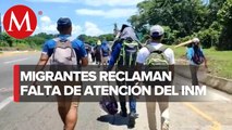 Caravana migrante sale de Tapachula