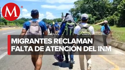 Caravana migrante sale de Tapachula