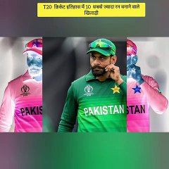 T20 क्रिकेट में 10 सबसे ज्यादा रन बनाने वाले खिलाड़ी