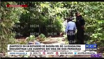 ¡Entre la basura! Encuentran dos cuerpos sin vida en sector La Guasalona