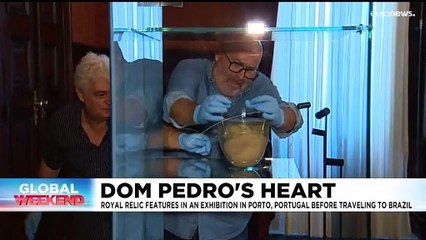 Heart of Brazil’s first emperor crosses the Atlantic to mark 200 years of independence