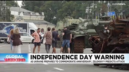 Zelenskyy warns of possible ‘violent’ attack as Kyiv marks 31 years of independence