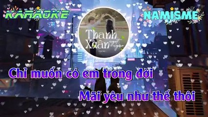 KARAOKE - THANH XUÂN NGỌT NGÀO - LÊ VŨ