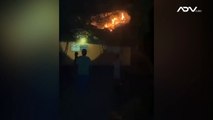 Usuarios en redes reportan incendio en  el campismo Aguada de Vázquez en Puerto Padre, Las Tunas.