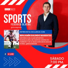R13Sports: Benjamín Galindo Marentes, Ex futbolista y Director Técnico de Fútbol.
