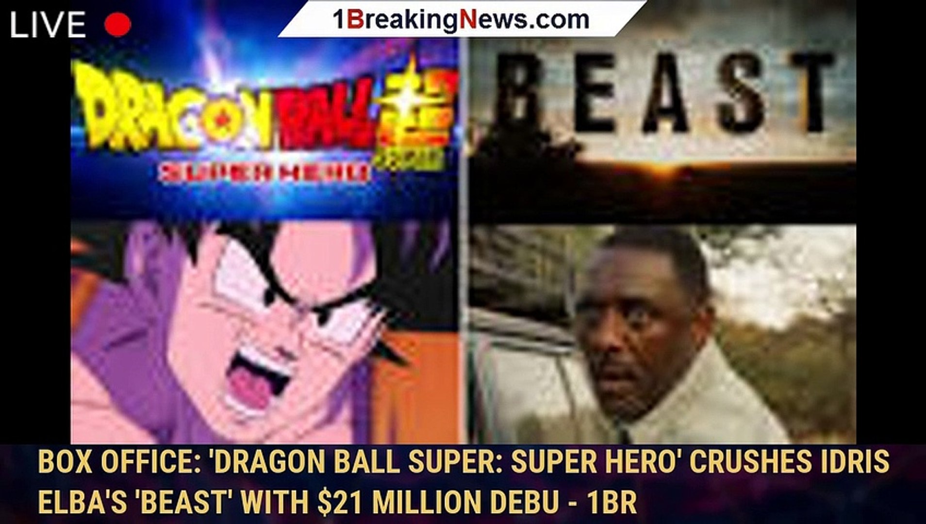 Box Office: 'Dragon Ball Super: Super Hero' Crushes Idris Elba's