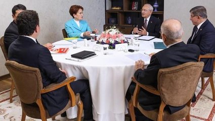 İlk turun son toplantısında bir araya gelen 6'lı masadan açıklama: Ortak adayımız "Herkesin Cumhurbaşkanı" olacak