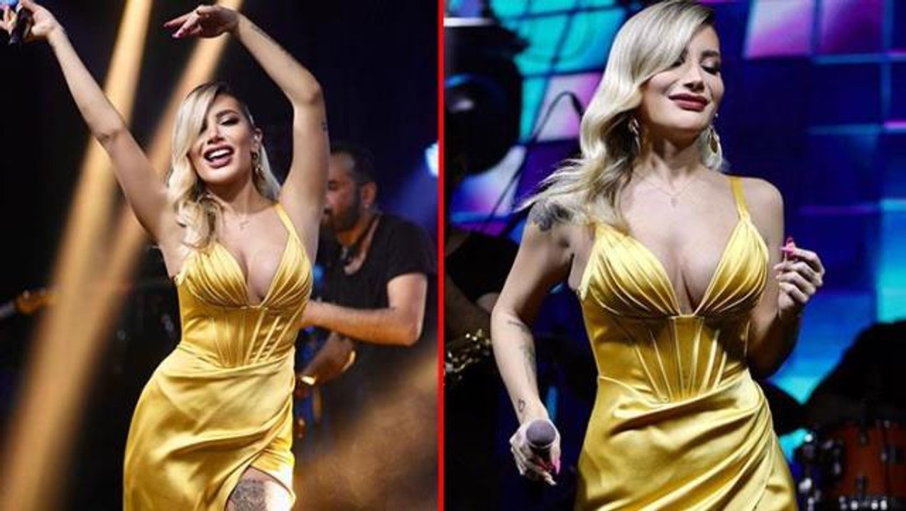 Ünlü şarkıcı İrem Derici sırılsıklam ter içinde kaldığı anları paylaştı, göğüs dekoltesi de bomba
