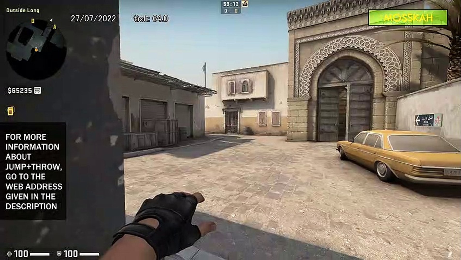 How to Smoke Catwalk on Dust 2, option 2 - CSGO - video Dailymotion