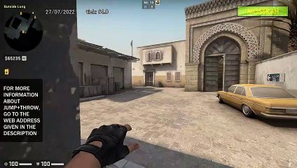 How to Smoke Catwalk on Dust 2, option 2 - CSGO