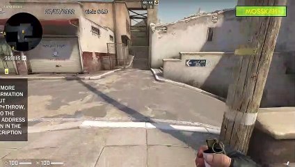 How to Smoke Cross on Dust 2, option 2 - CSGO